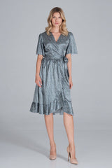 Satin cocktail dress