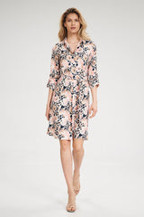Blue shirt dress