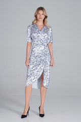 Satin cocktail dress