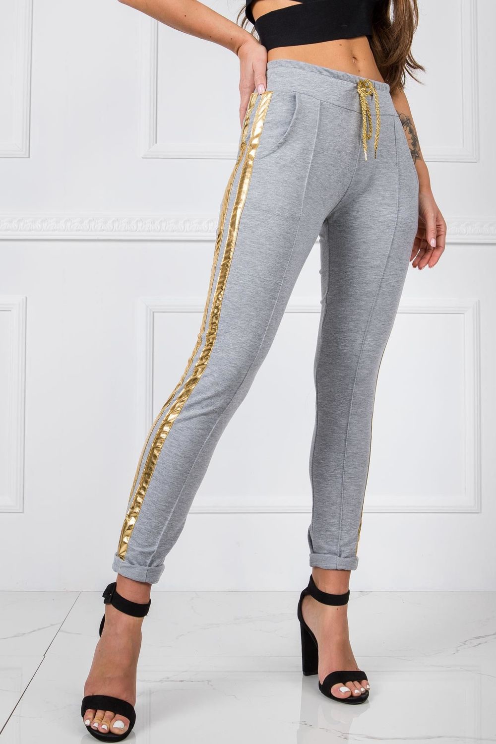 Striped joggers