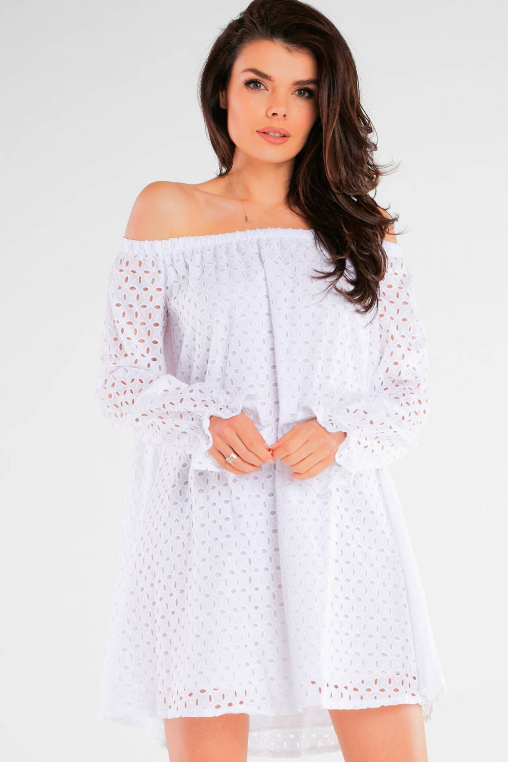 Openwork dress from Awama