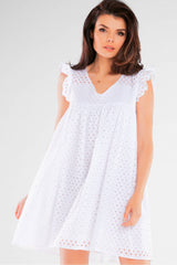 Openwork dress from Awama