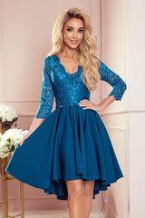 Lace evening dress