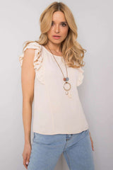 Ruffled blouse