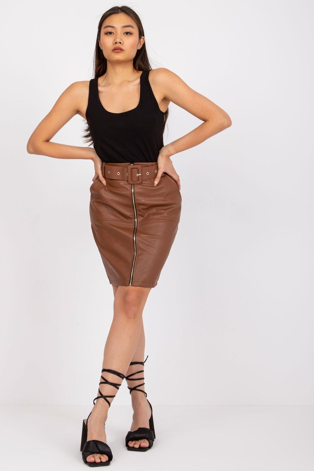 Leather skirt