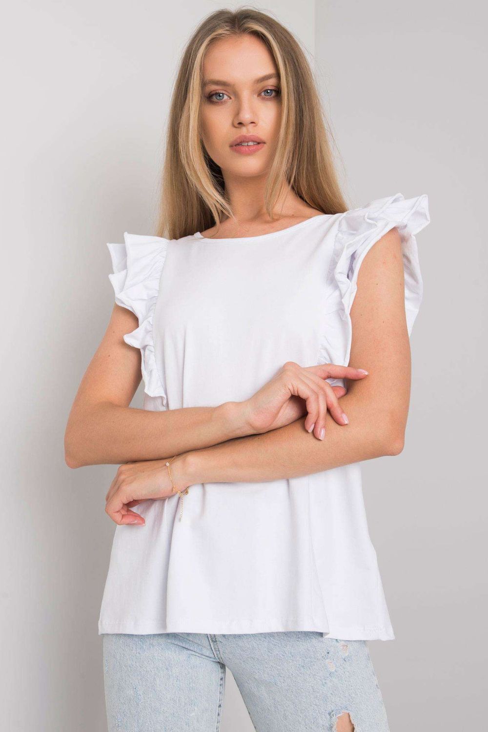 Ruffled blouse