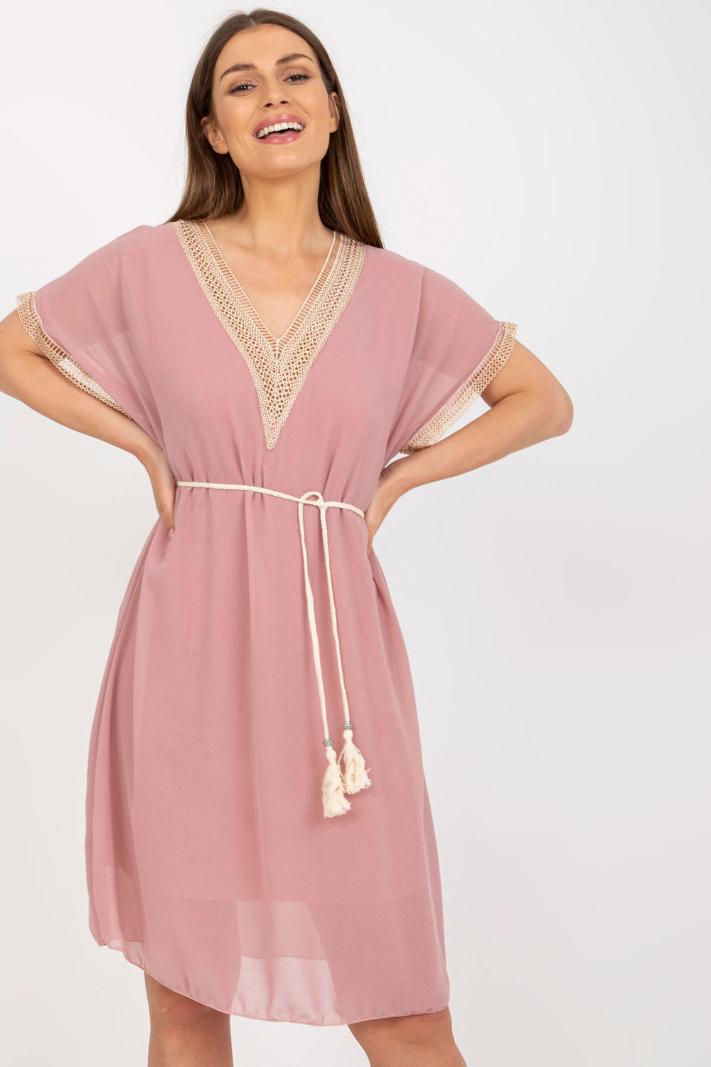 Openwork dress