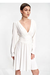 Draped dress