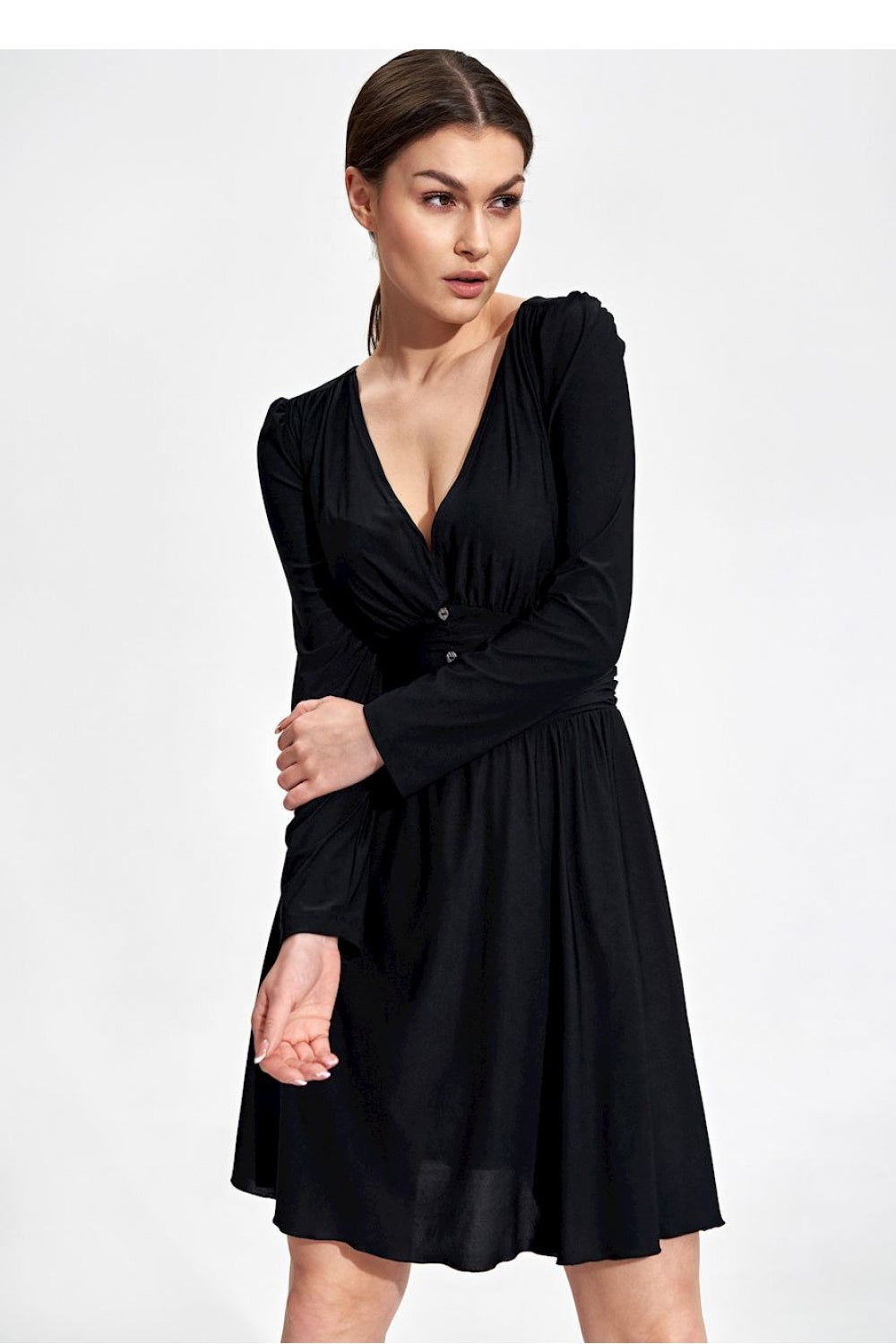 Draped dress