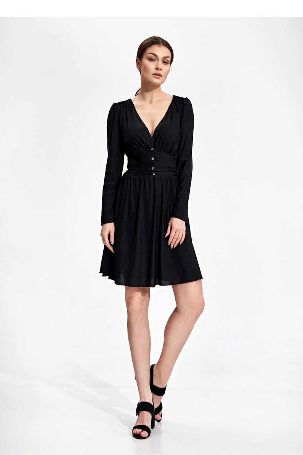 Draped dress