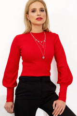 Ribbed blouse