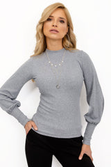 Ribbed blouse