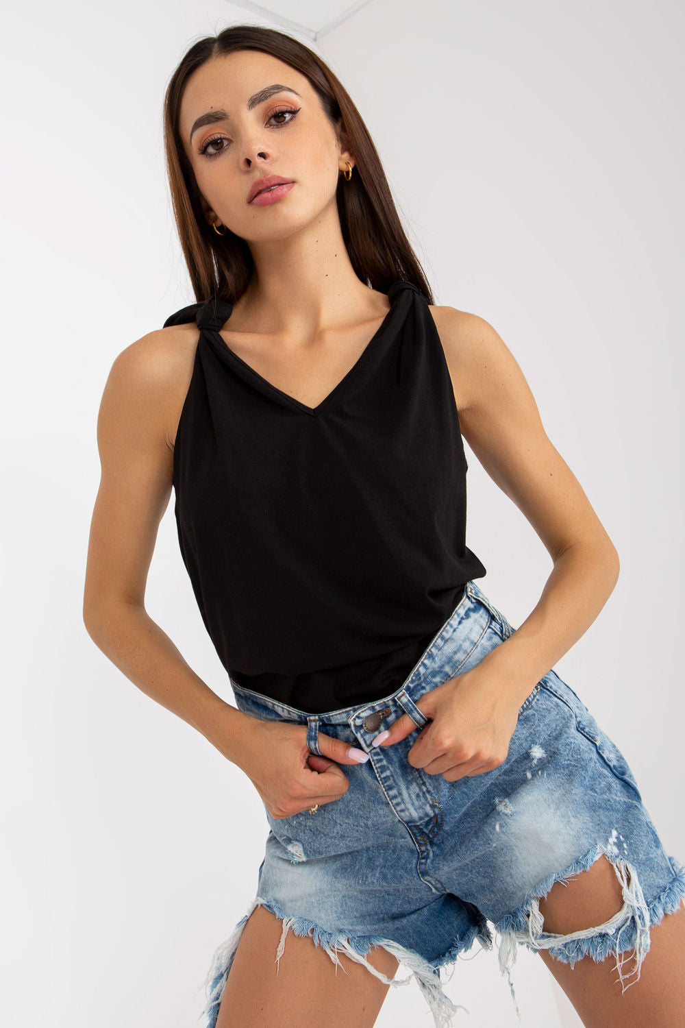 Strapless top