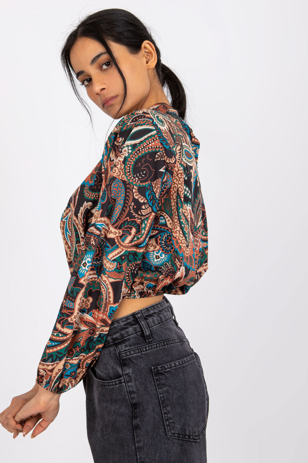 Polyester blouse