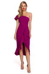 Sleek one-shoulder dress