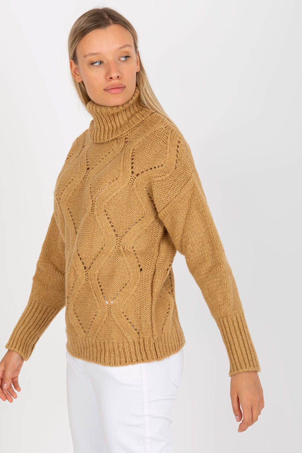 Openwork jumper