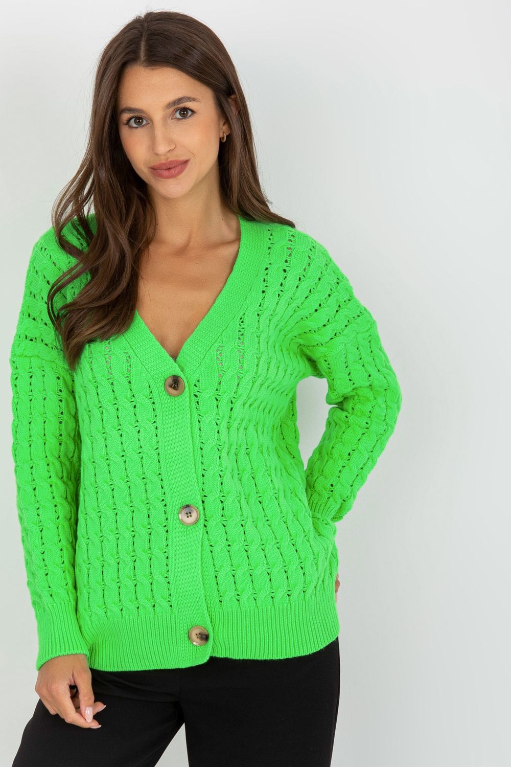 Acrylic cardigan