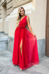 Airy evening dress