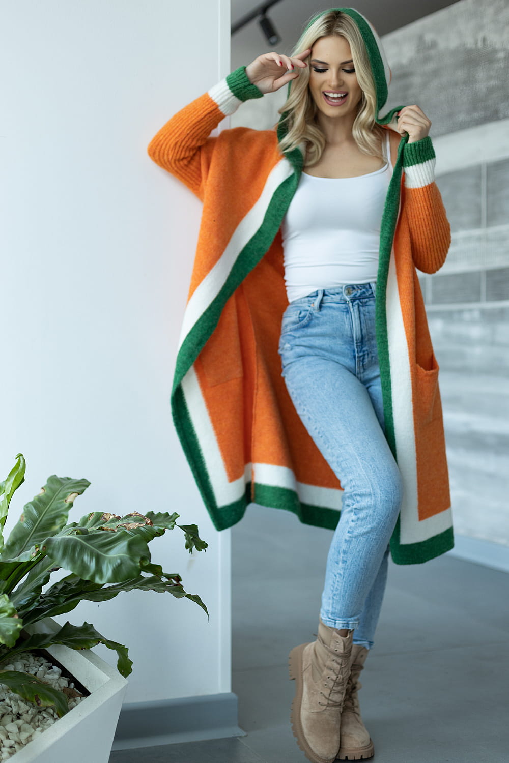 Wool cardigan