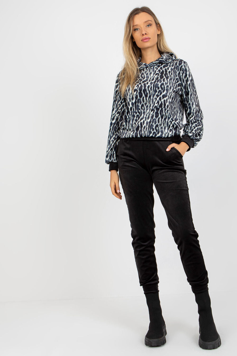 Velour trousers