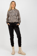 Velour trousers