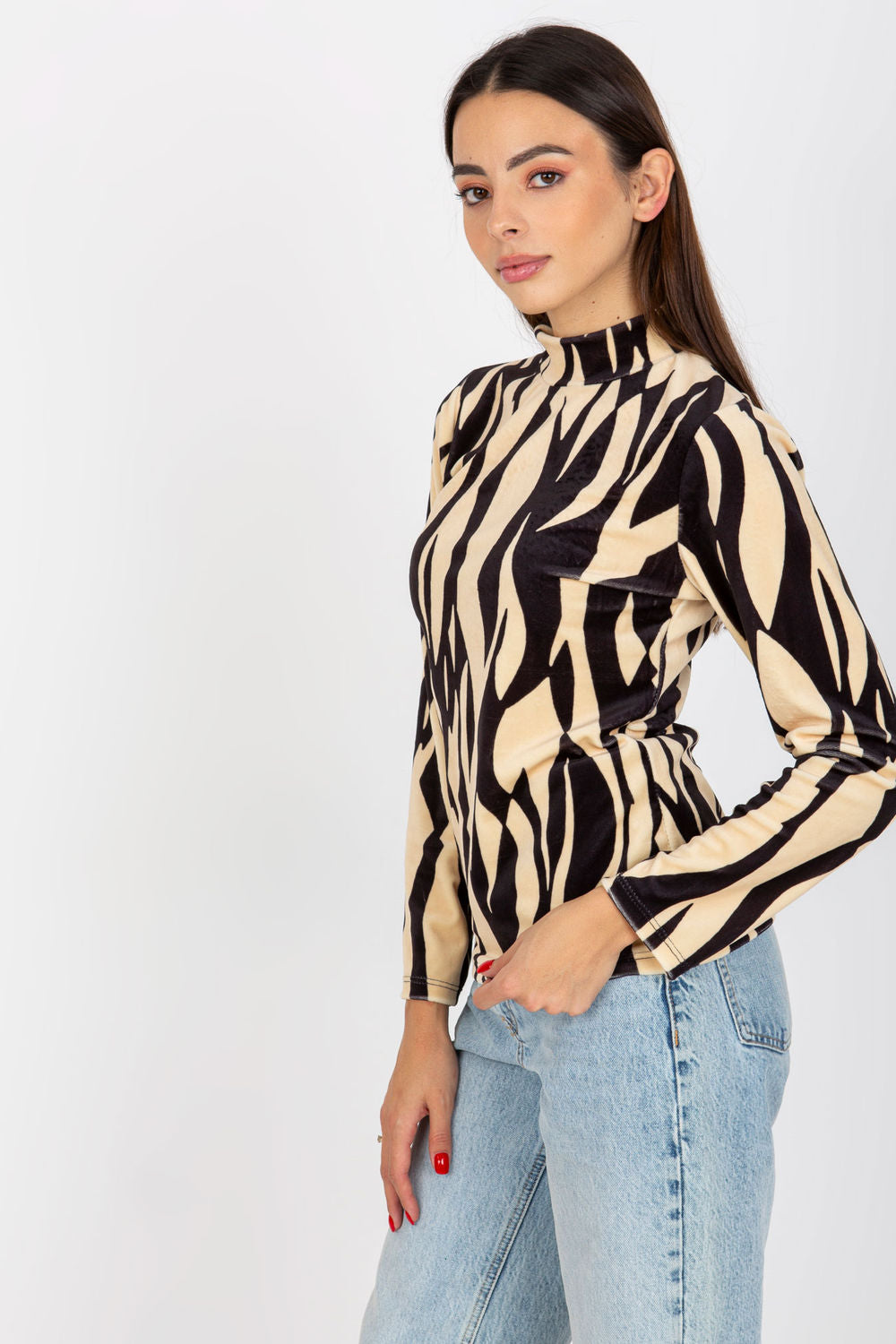 Velour blouse
