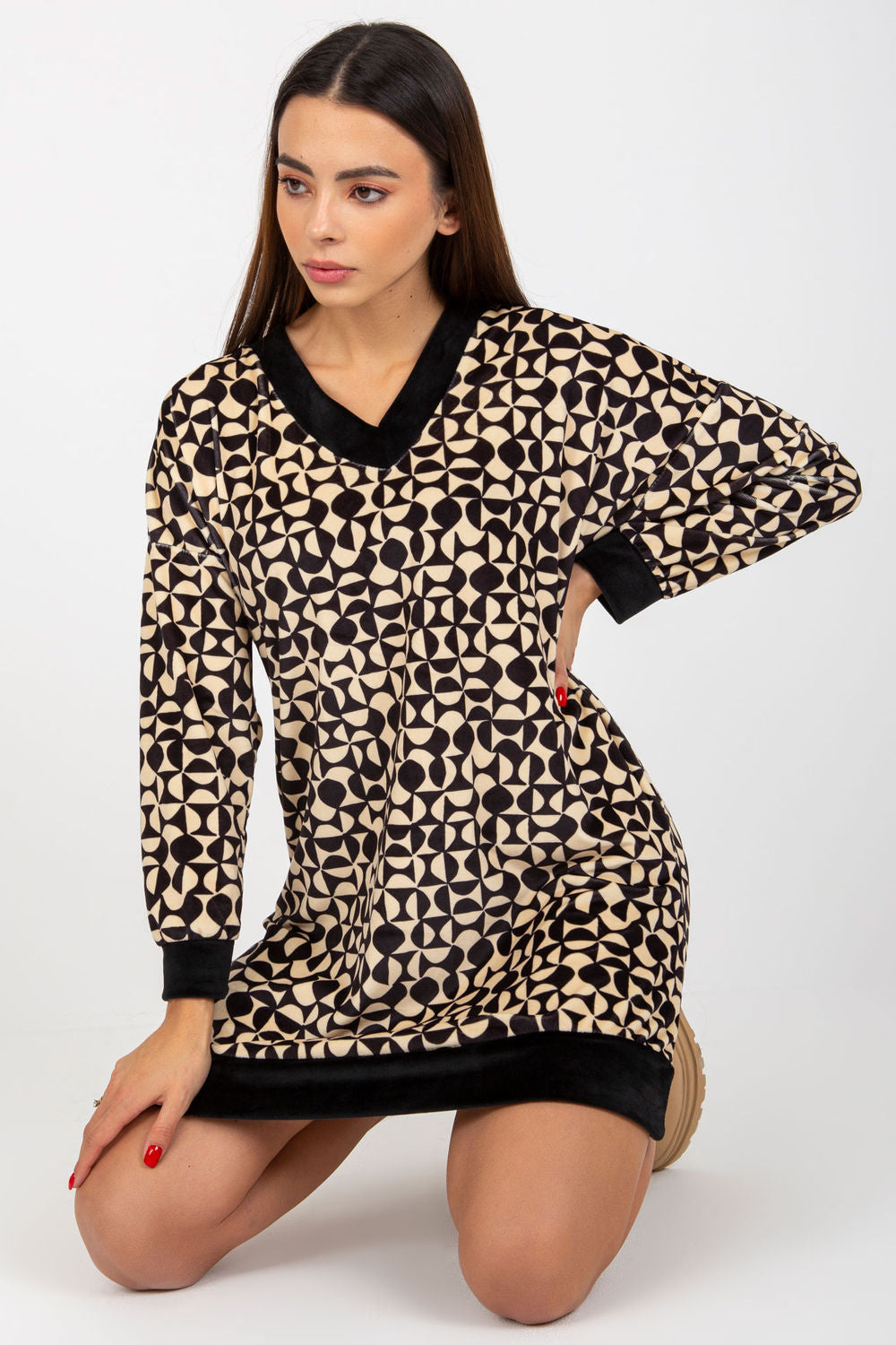 Velour dress