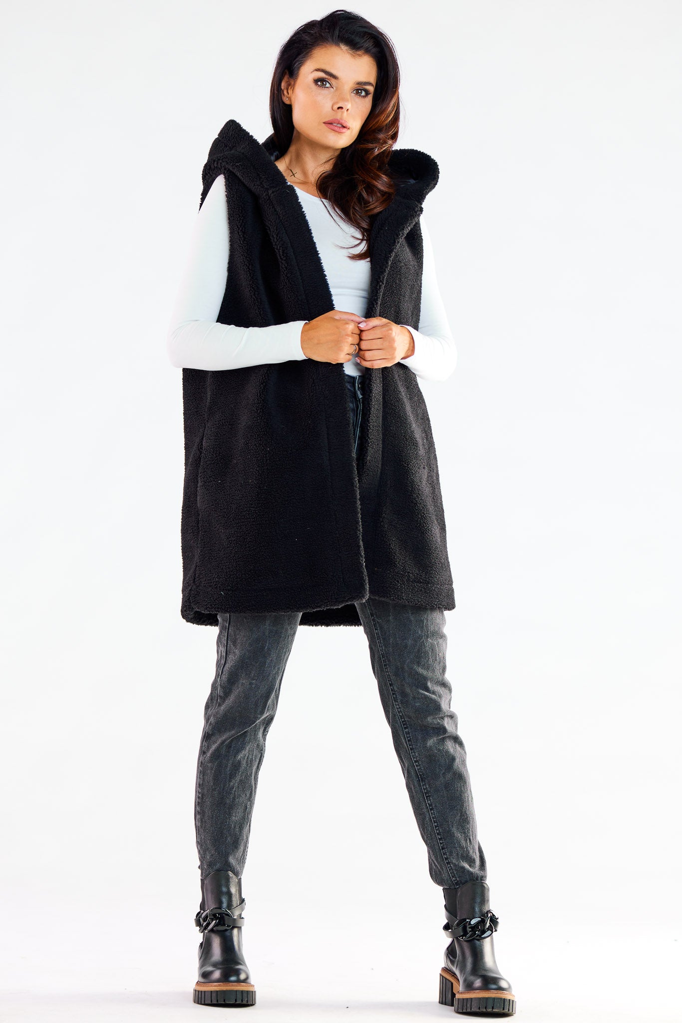 Leather coat