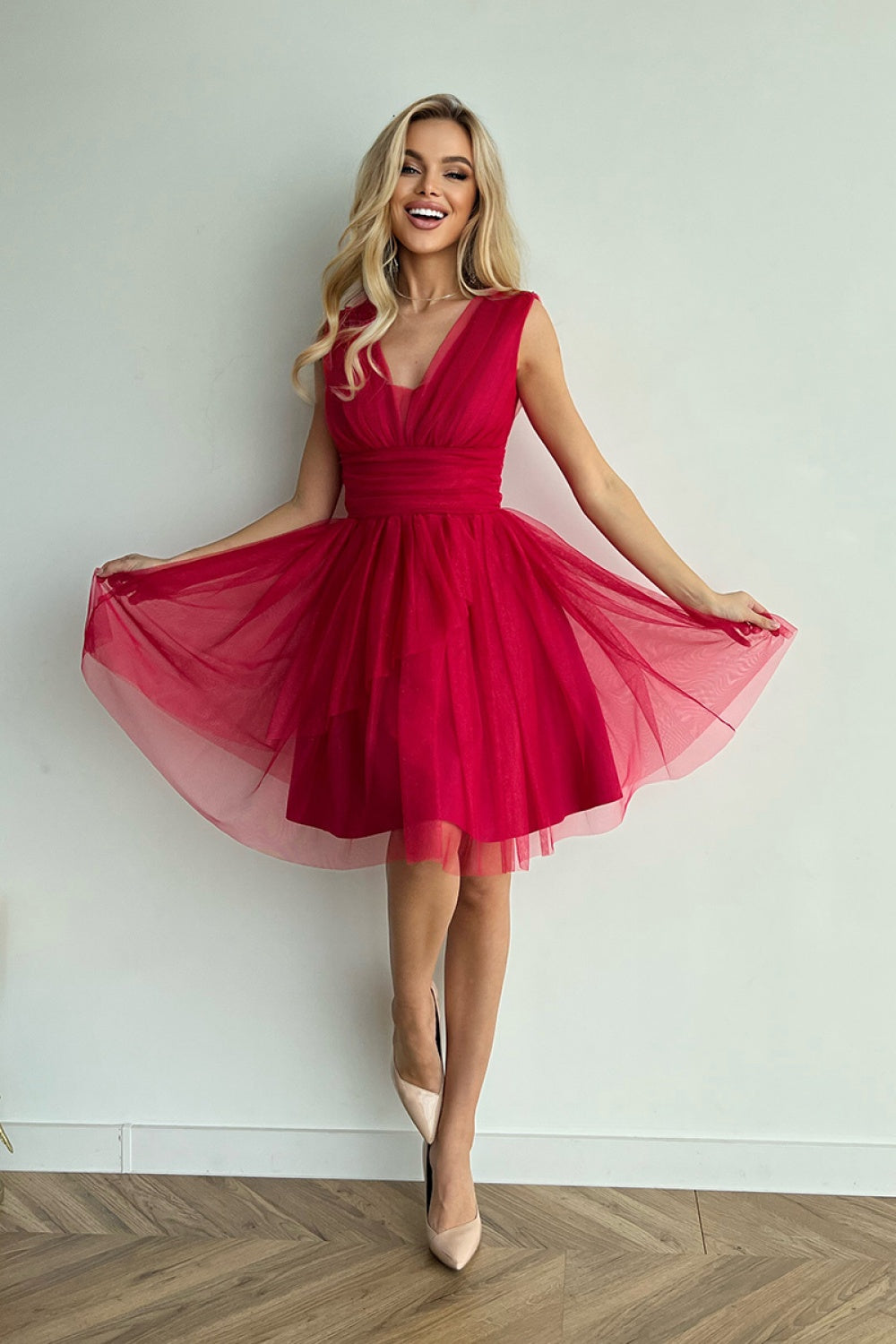 Tulle evening dress