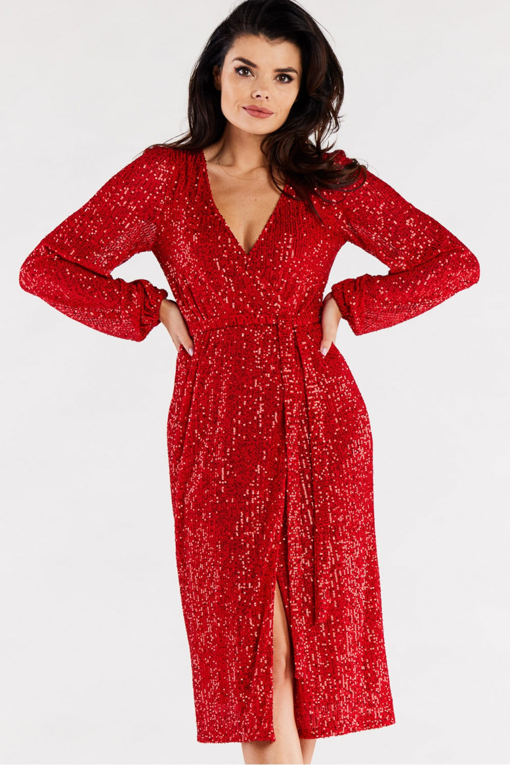 Fitted evening dress
