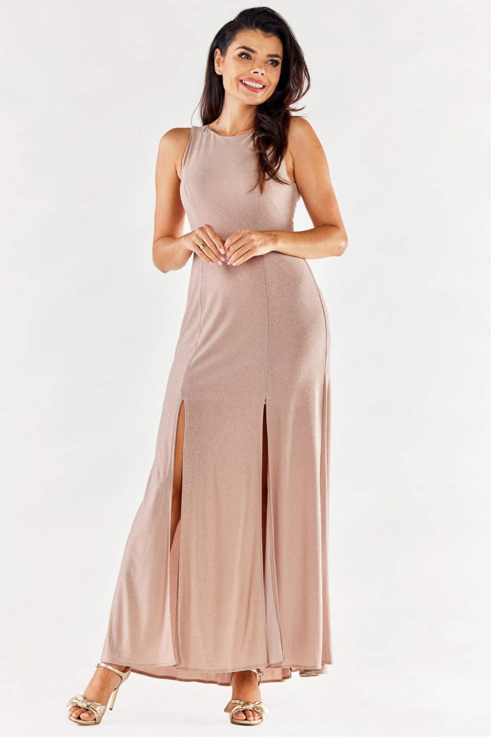 Fitted evening dress