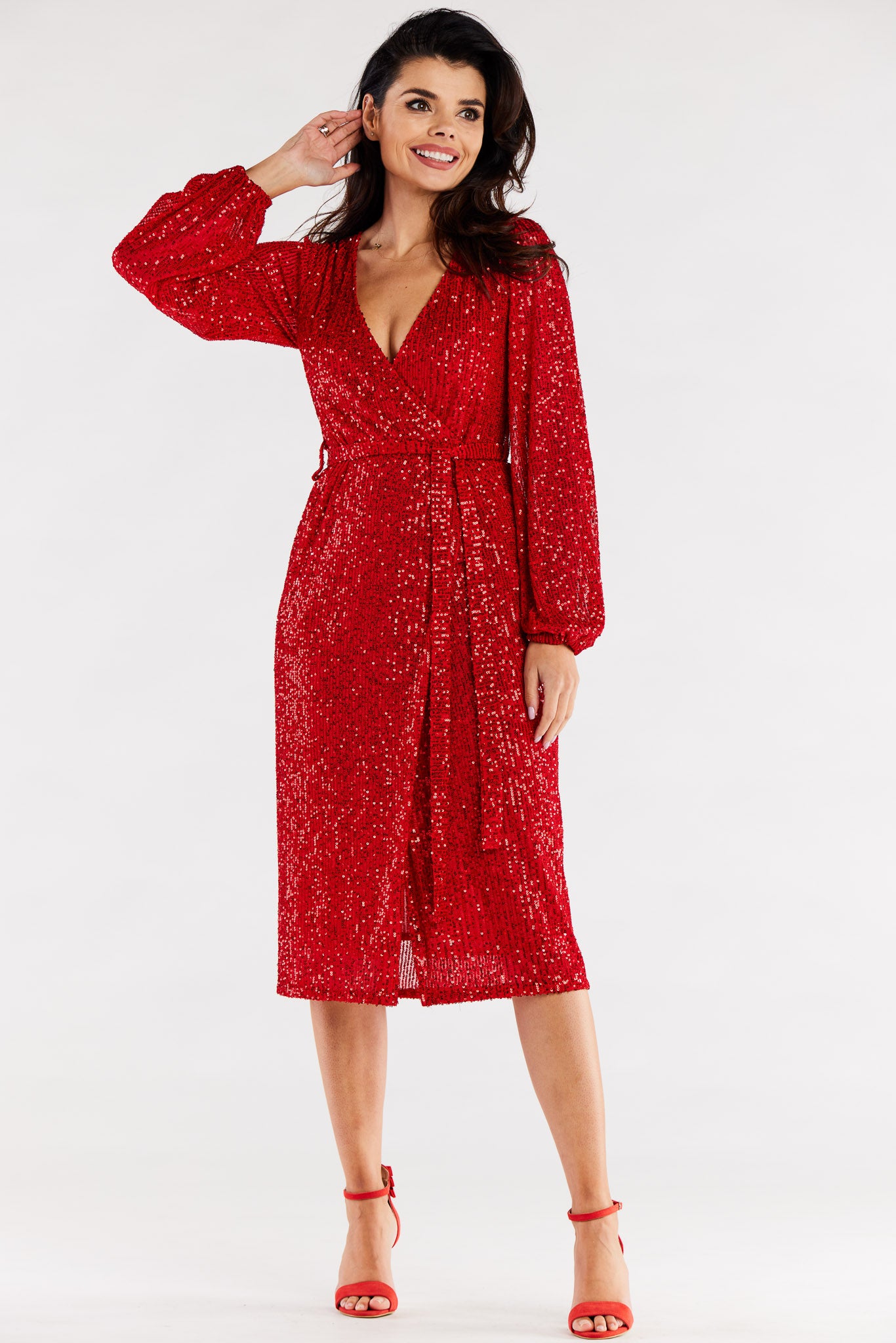 Fitted evening dress