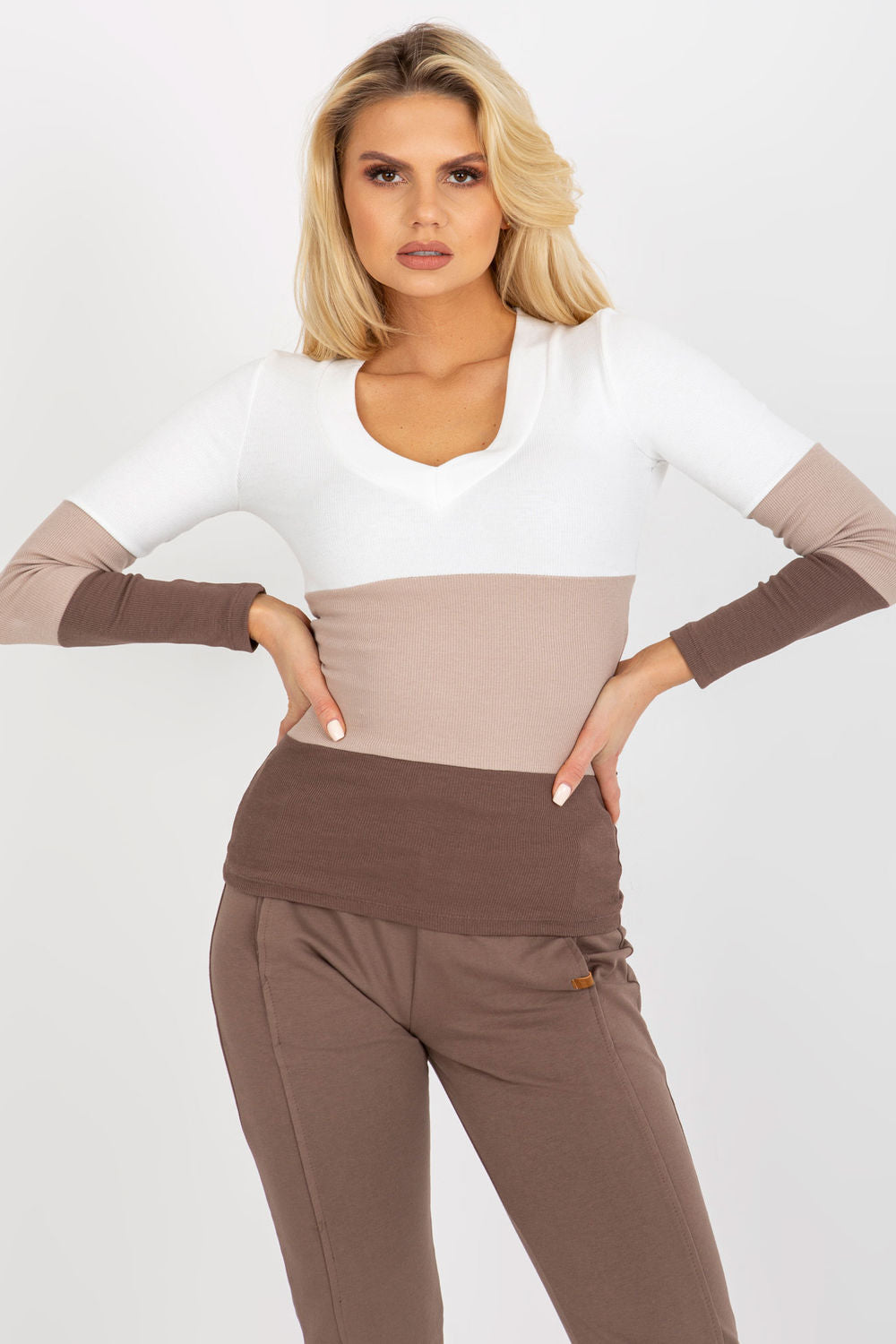 Ribbed blouse