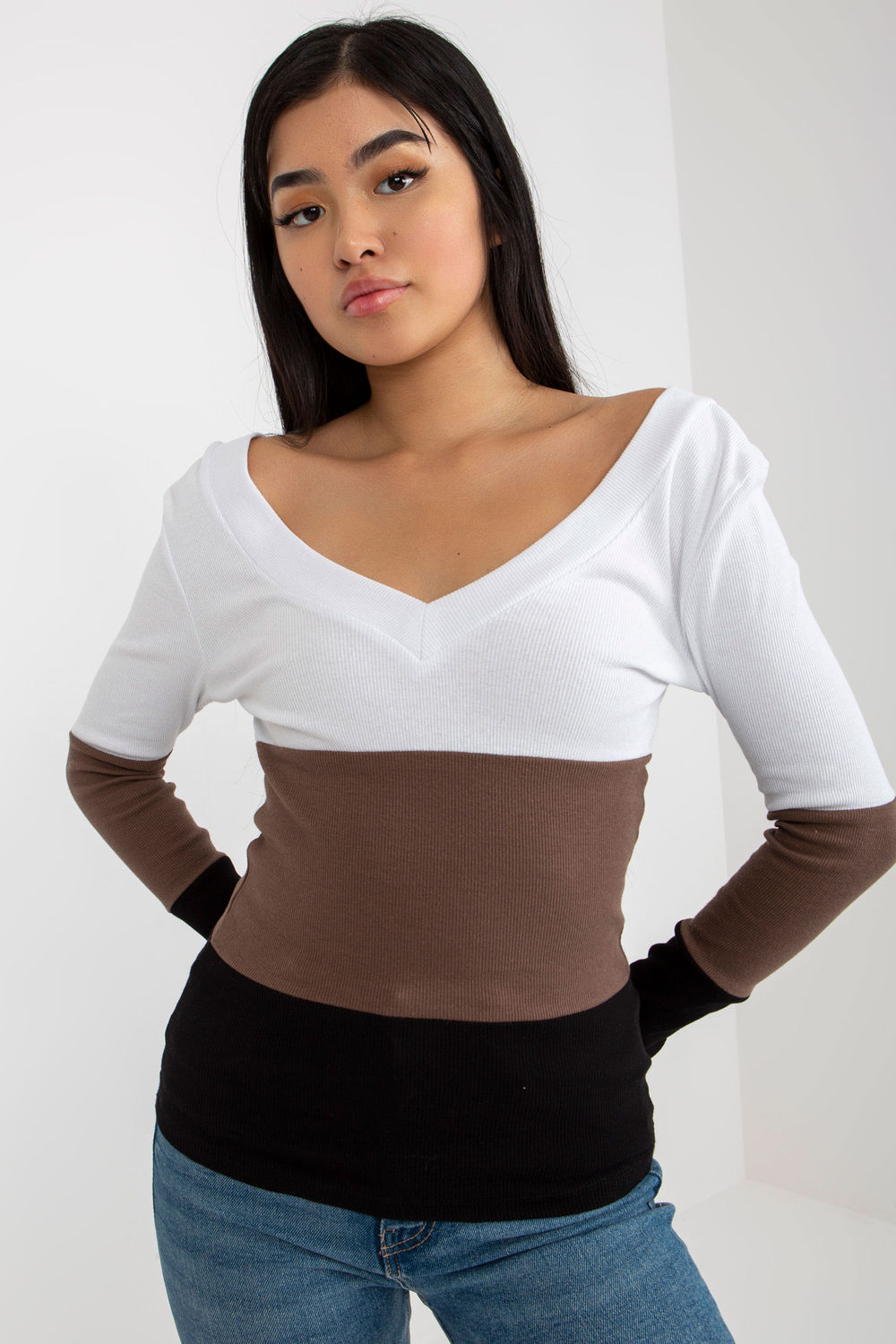 Ribbed blouse