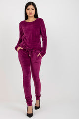 Velour trousers