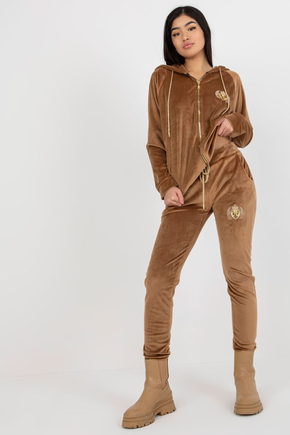 Velour trousers
