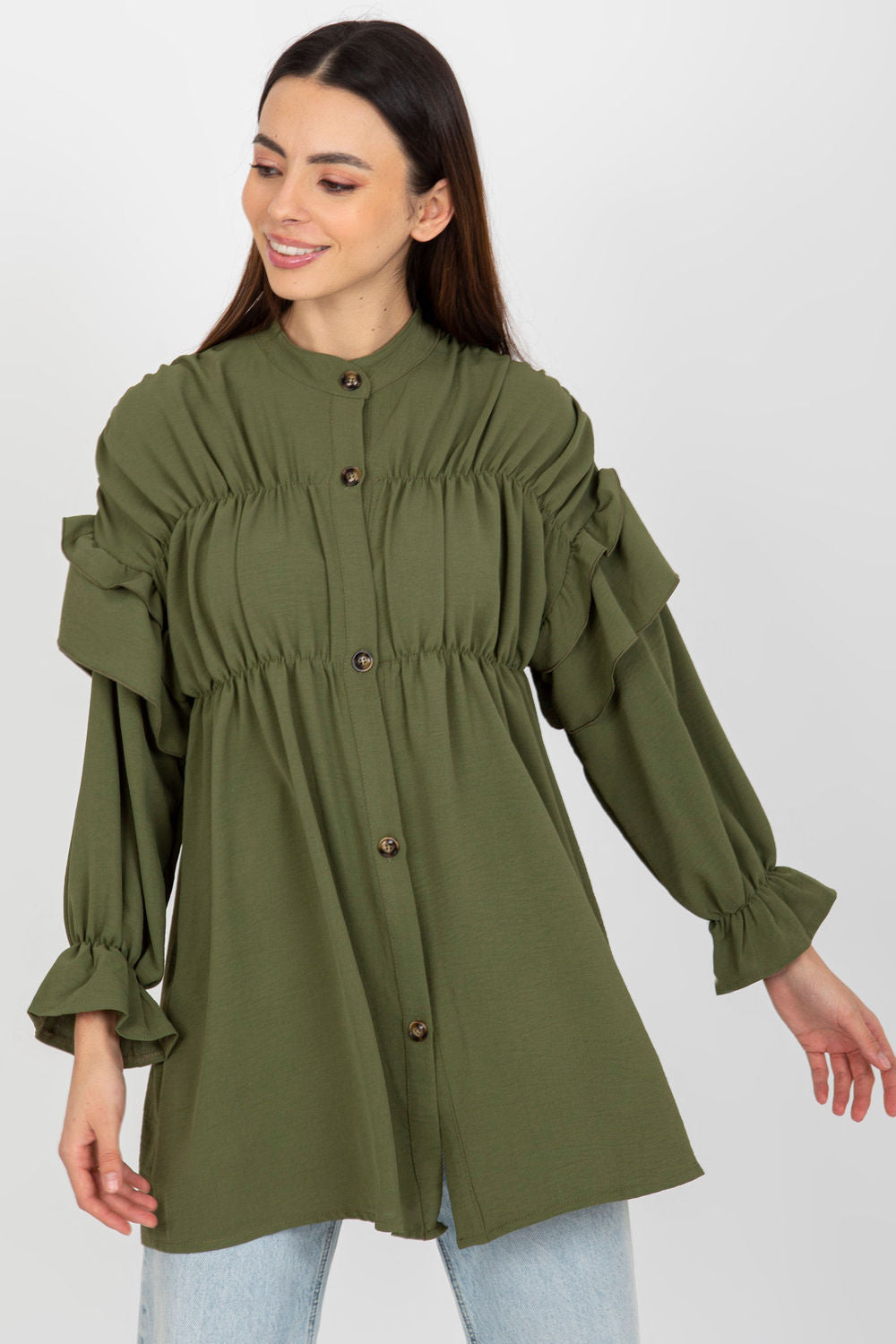 Ruffled shirt