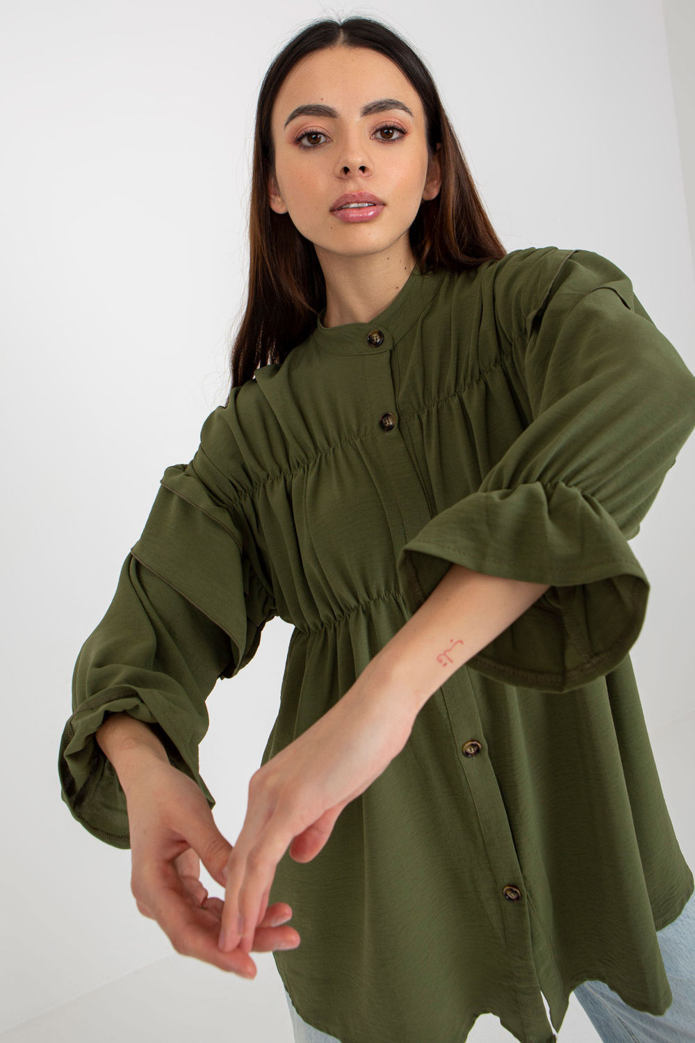 Ruffled shirt