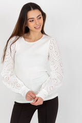 Openwork blouse
