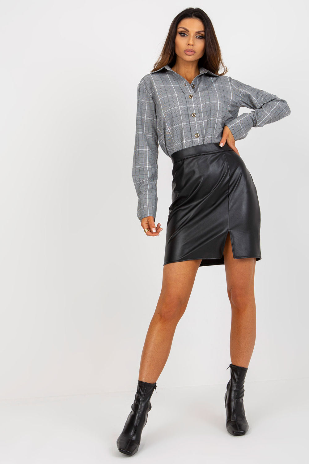Leather skirt