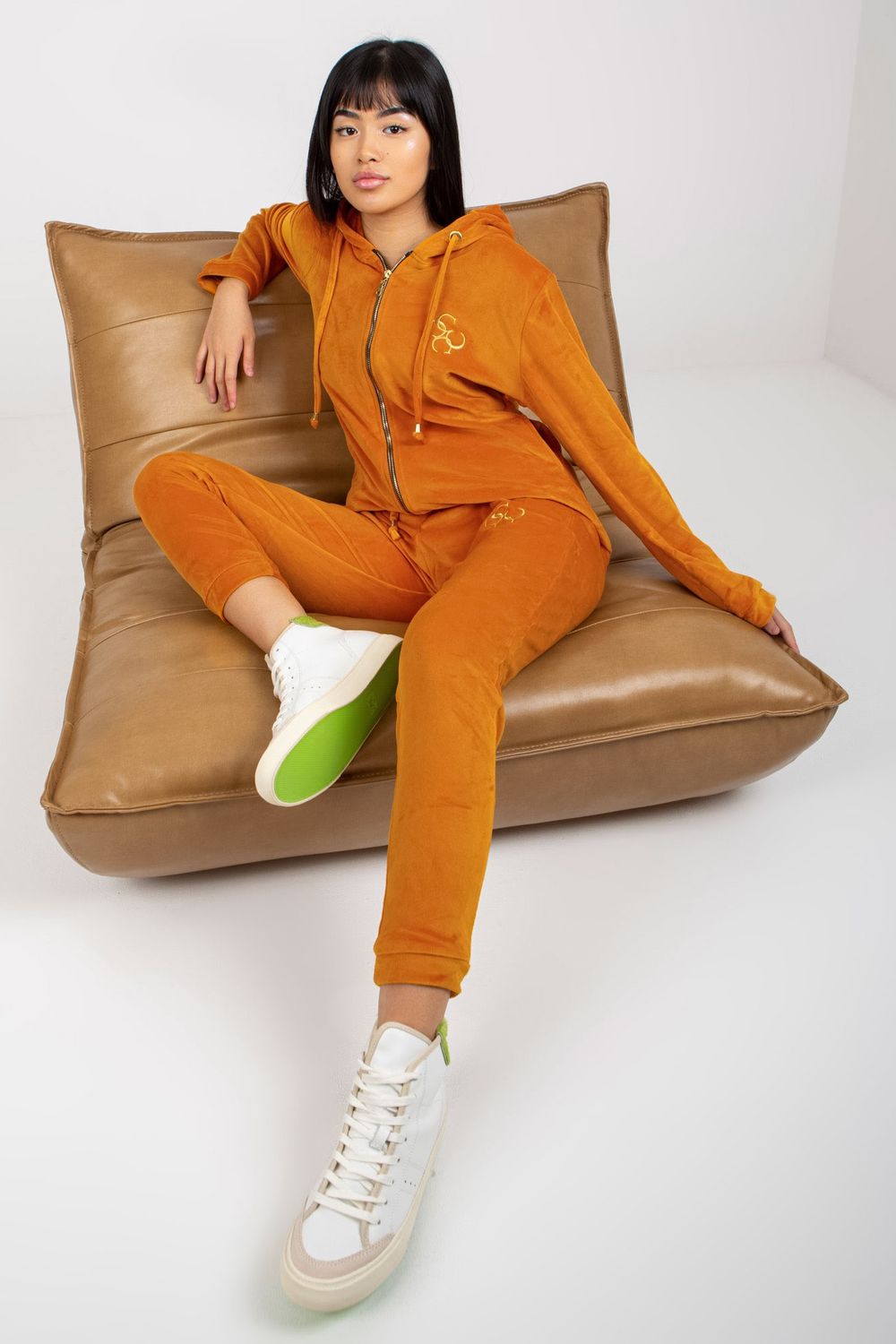 Velour trousers