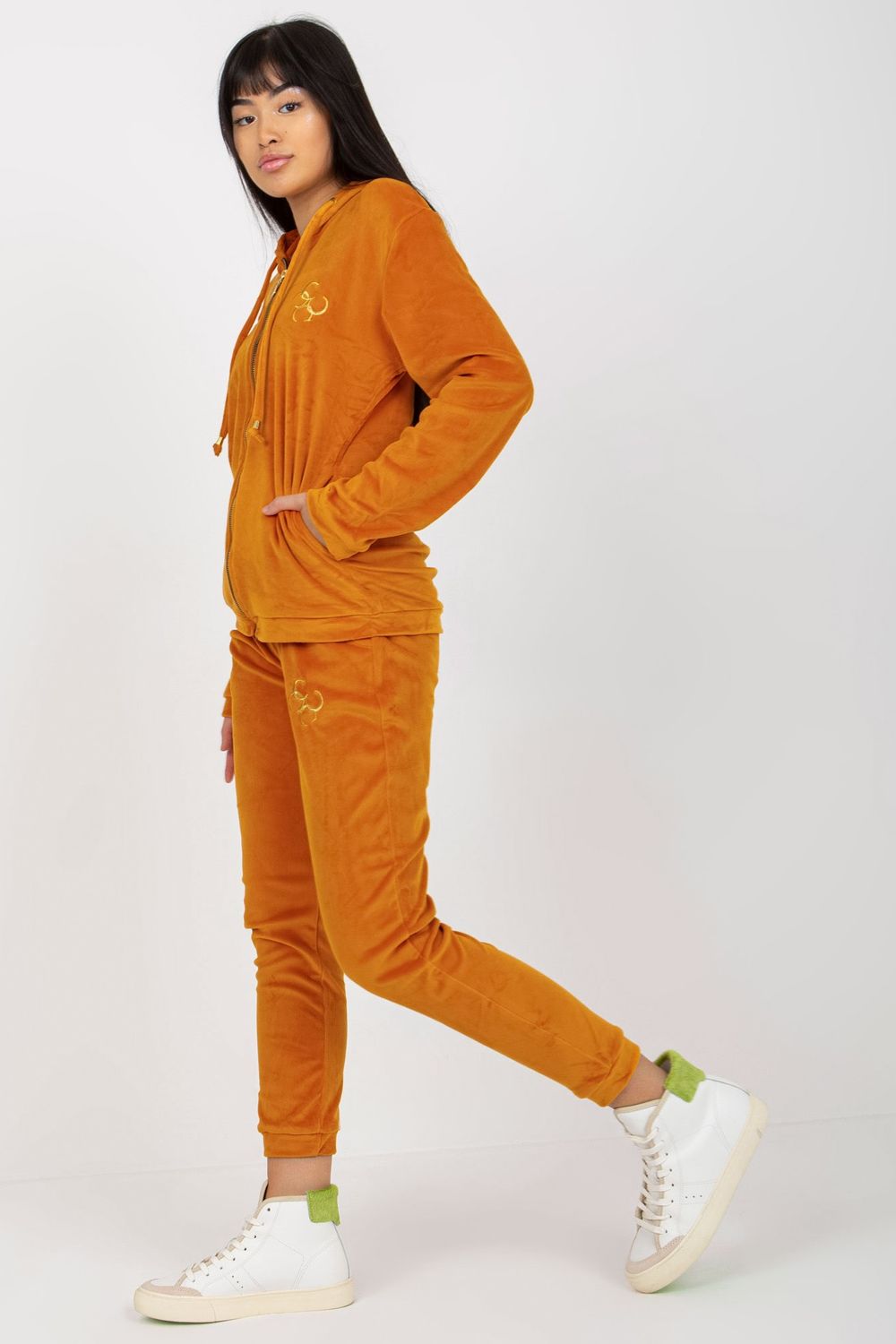 Velour trousers