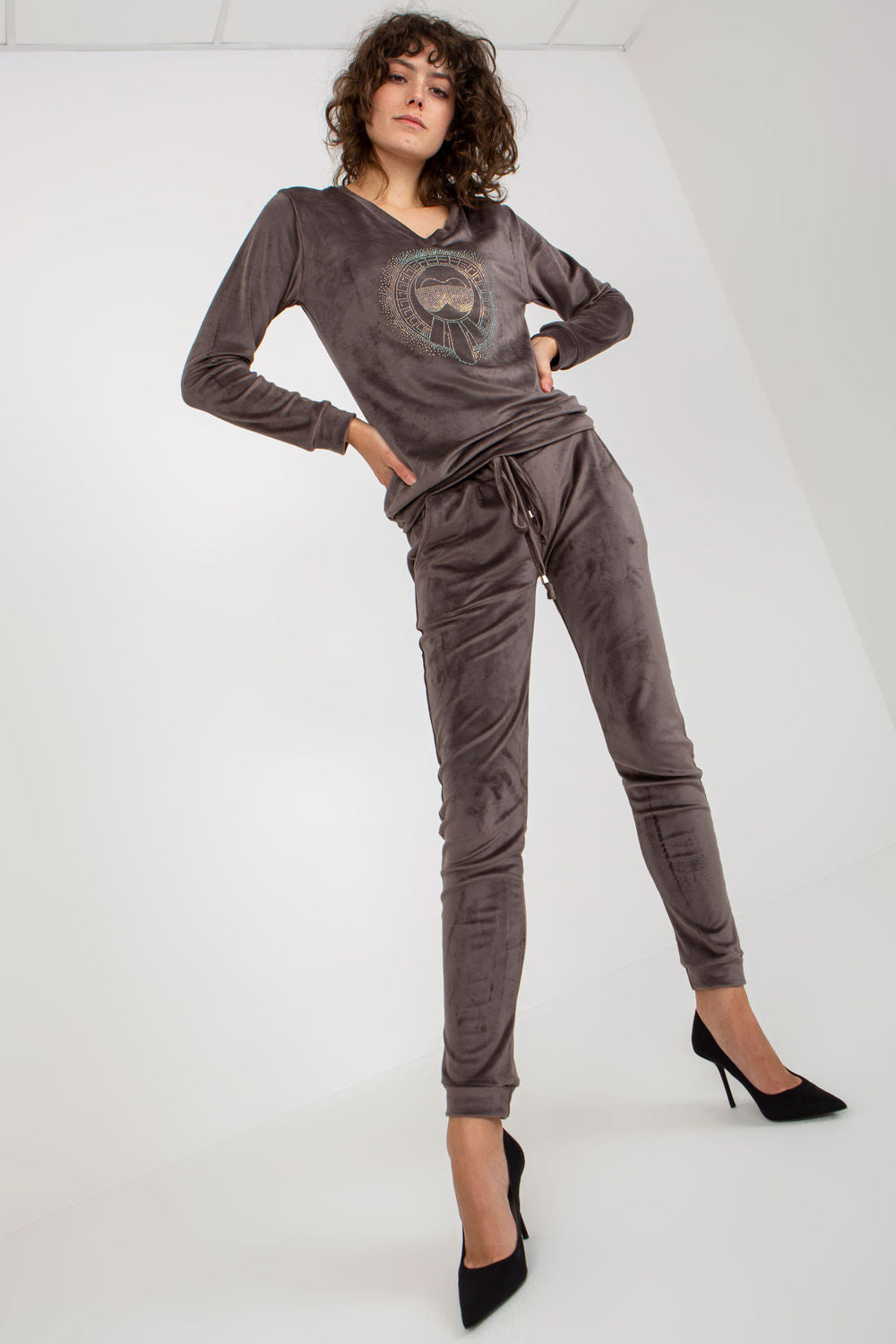 Velour trousers
