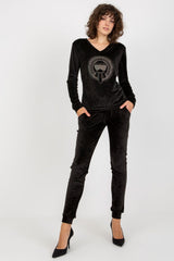 Velour trousers