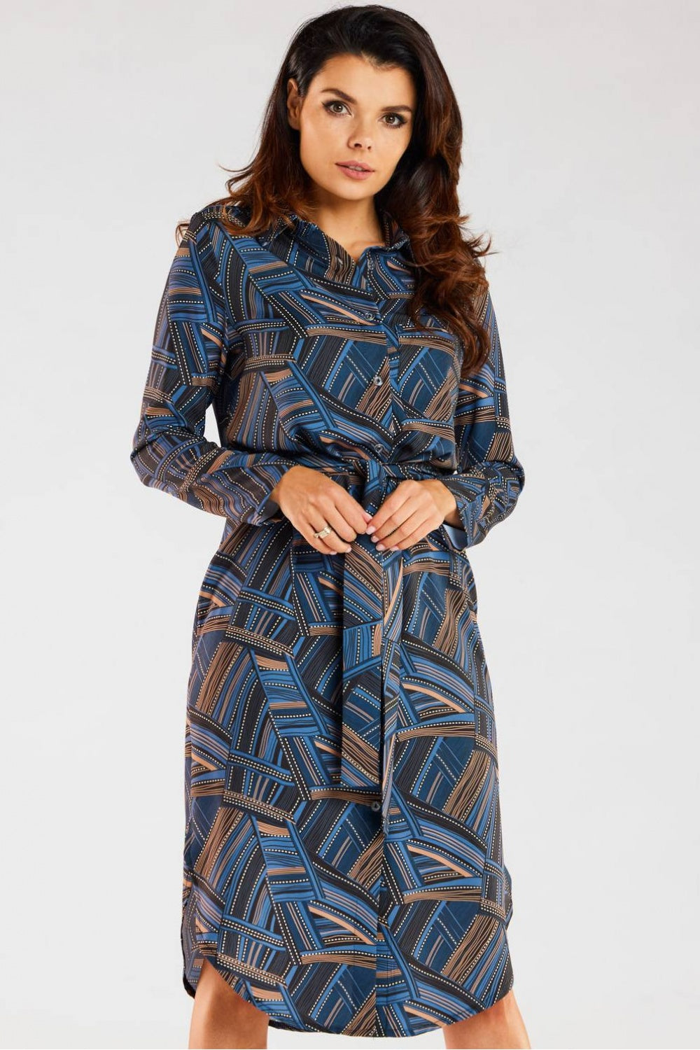 Elongated shirt dress from Awama