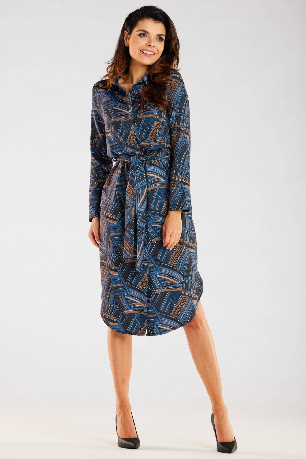 Elongated shirt dress from Awama