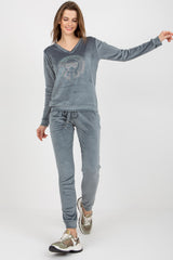 Velour trousers