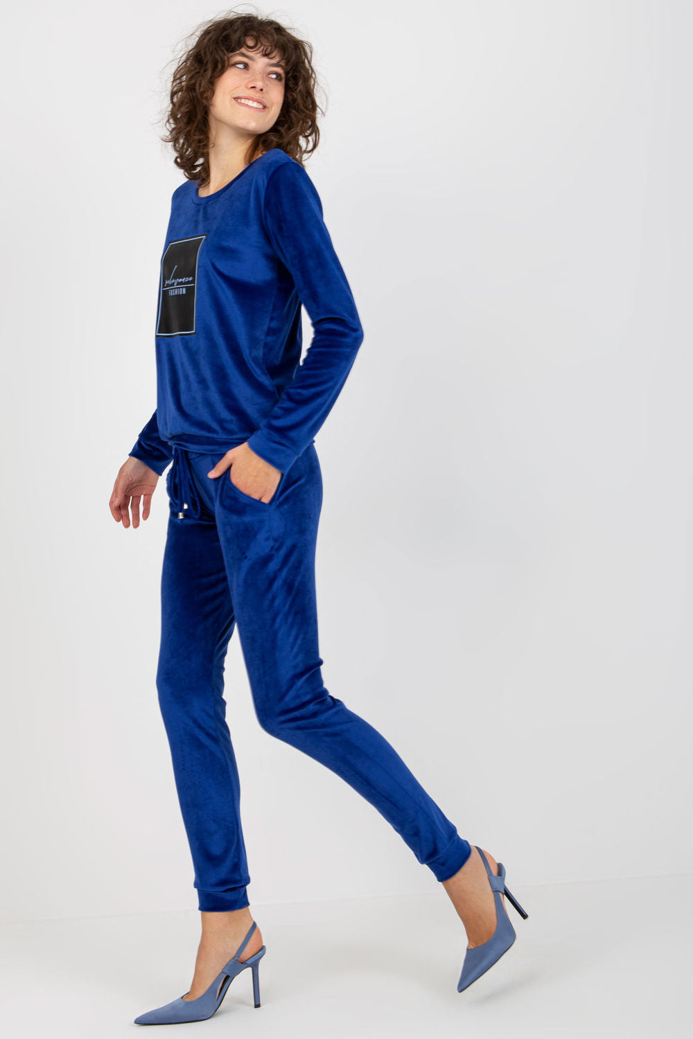 Velour trousers