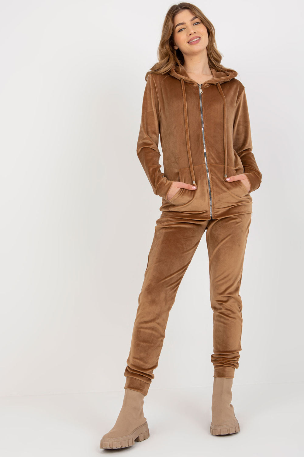 Velour trousers