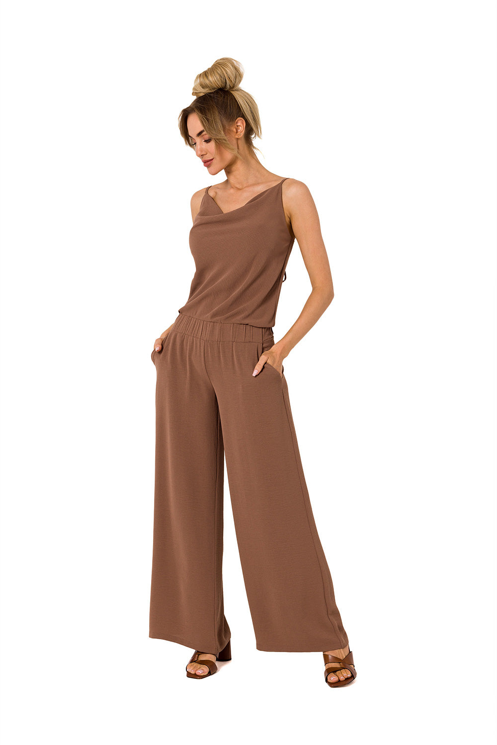 Draped playsuit